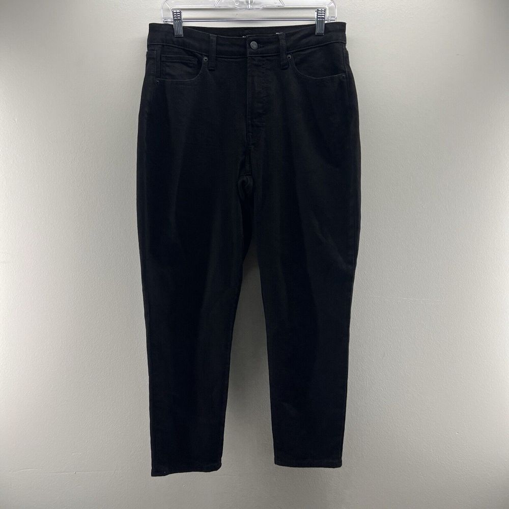 Old Navy Jeans Womens 12 Black Curvy OG Straight High Rise Secret Smooth Pockets